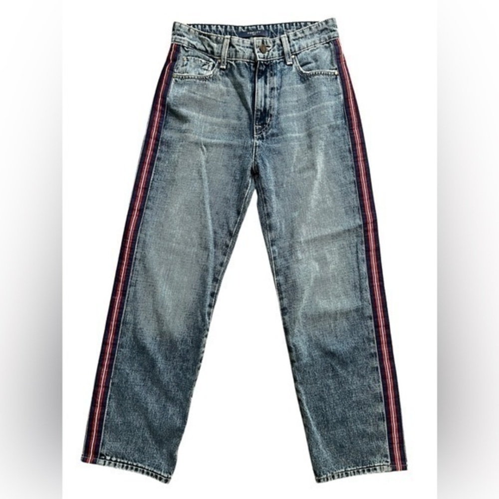 FIDELITY denim blue Taylor Ultra High full Jeans size 24.